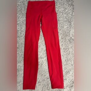 lululemon athletica Red Leggings